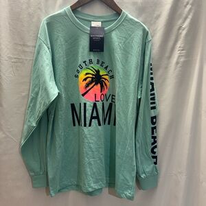 Southern Shirt Co. Mint Green Long Sleeve Tee